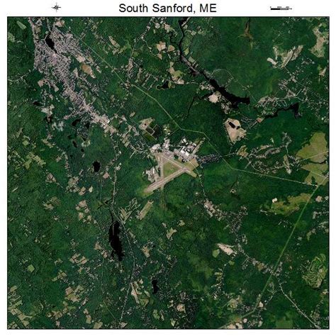 Aerial Photography Map of South Sanford, ME Maine