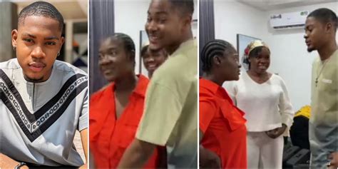 Clinton Joshua pays Mercy Johnson surprise visit, shares sweet moments with her (VIDEO)