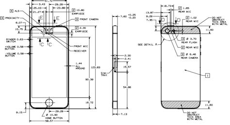 iPhone 5S Blueprints Show What Case Makers Think Apple is Planning