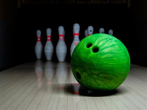 Green Bowling Ball in Close Up Shot · Free Stock Photo