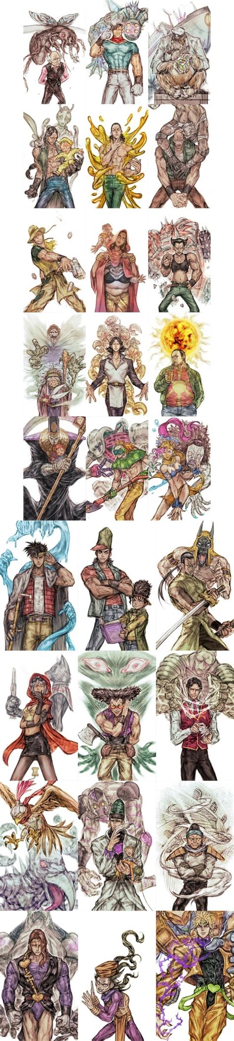 [Fanart] All Part 3 villains (almost) : r/StardustCrusaders