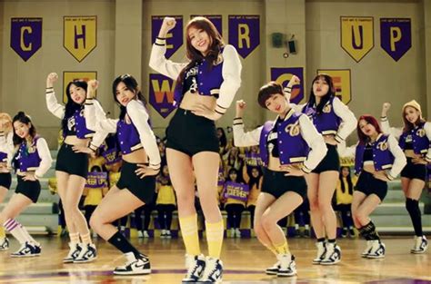 'Twice' Release Dance Video for "Cheer Up" | Girl group, Cheerleading ...