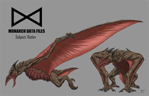 Kaiju Commissions - Monarch files: Rodan by Bracey100 on DeviantArt