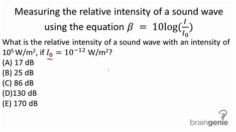 Sound Intensity Equation Examples - Tessshebaylo