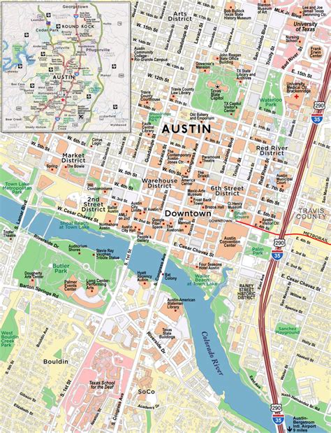 Exploring Downtown Austin: A Comprehensive Guide To The Map Of Downtown ...