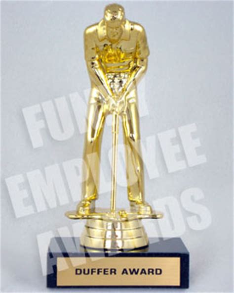 Duffer Award | Funny Golf Trophy