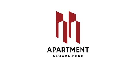 Apartment logo design template with modern concept 10995314 Vector Art at Vecteezy