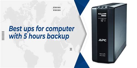 8 Best ups for computer with 5 hours backup in 2022 - Review