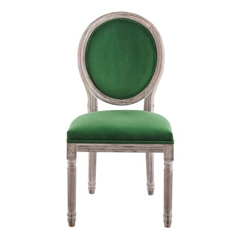 Emanate Vintage French Performance Velvet Dining Side Chair | Side ...