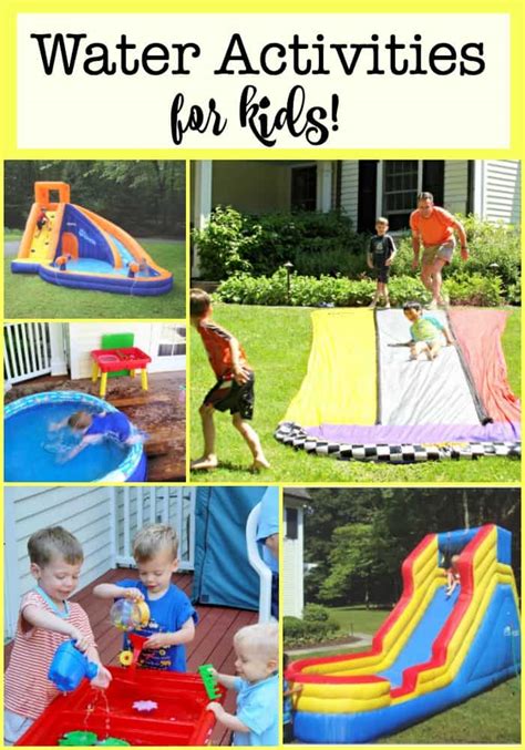 Water Activities for Kids {Perfect for a DIY Summer Camp!} - MomOf6