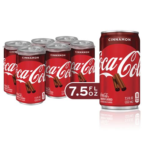 Coca-Cola Soda, Cinnamon, 7.5 Fl Oz, 6 Count - Walmart.com