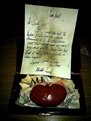 Jack the Ripper 'From Hell' Letter & Kidney in box by The FleshKrafter ...