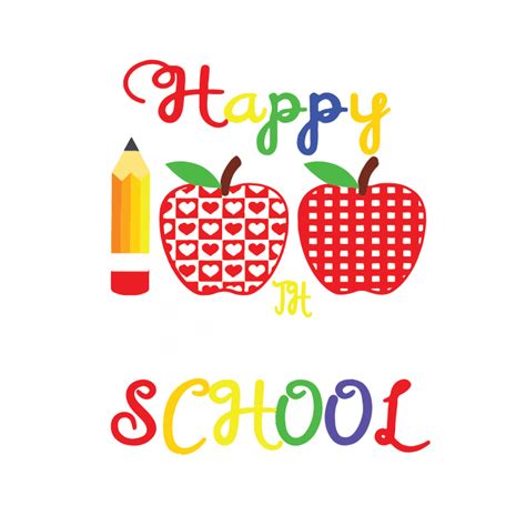 100 Days Of School SVG, Happy 100 Th Day School 100 Days Sch - Inspire Uplift