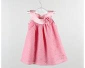 Items similar to Girls lace Dress - Girls Pink Lace Dress - 60's inspired dress - Girls Yoked ...