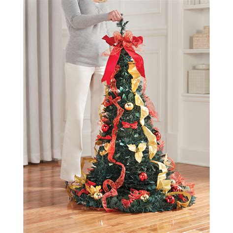 7½' Deluxe Pop-Up Christmas Tree| Christmas Trees | Brylane Home