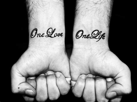 one love one life tattoo i really really want this. | Alternativ, Tattoo ideen