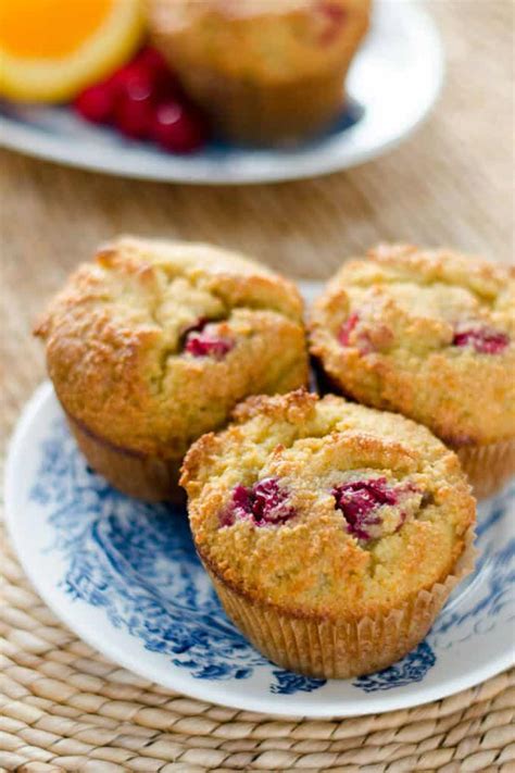 Paleo Cranberry Orange Muffins (Gluten Free, Grain Free, Dairy Free)