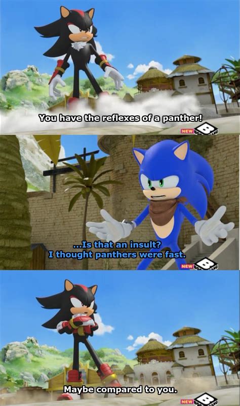 Shadow just committed verbal murder | Sonic Boom | Know Your Meme