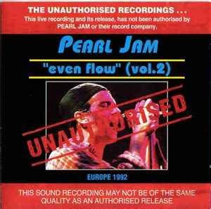 Pearl Jam – "Even Flow" (Vol. 2) (1993, CD) - Discogs