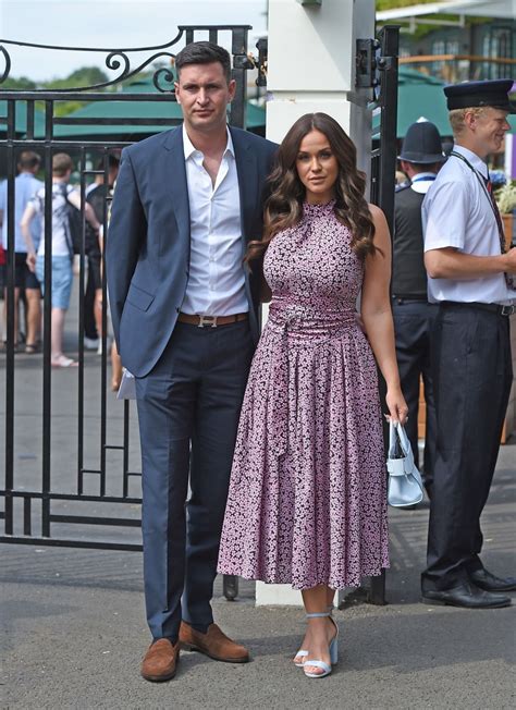 VICKY PATTISON and John Noble Arrives at Wimbledon Tennis Tournament in ...