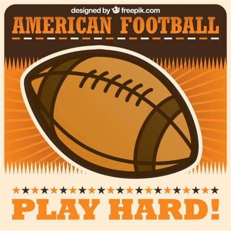 Free Vector | American football ball vector