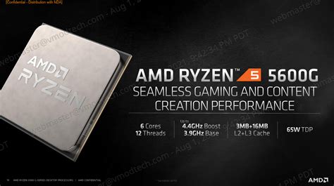 หน้าที่ 1 - AMD RYZEN 5 5600G PROCESSOR REVIEW | Vmodtech.com | Review ...