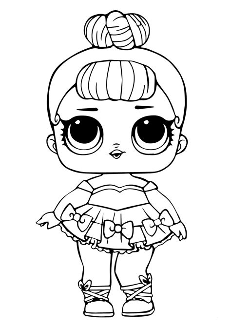 40 Free Printable LOL Surprise Dolls Coloring Pages
