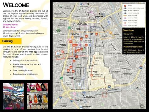 LA Fashion District: LA Fashion District Map Guides Available to the ...