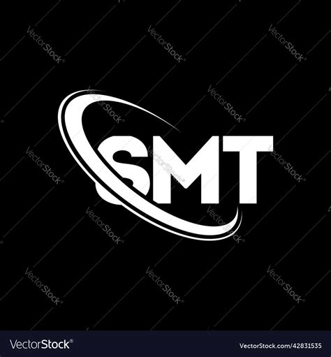 Smt logo letter design Royalty Free Vector Image