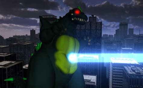 Super Godzilla digital Sculpture by Kidkaiju2001 on DeviantArt