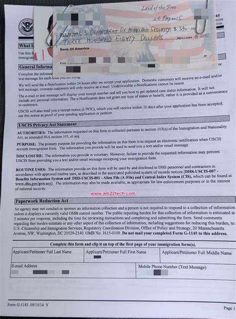 H4 EAD Sample Form, Documents Required - New, Renewal - AM22 Tech