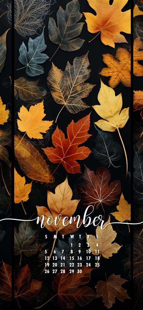 November calendar wallpaper – Artofit