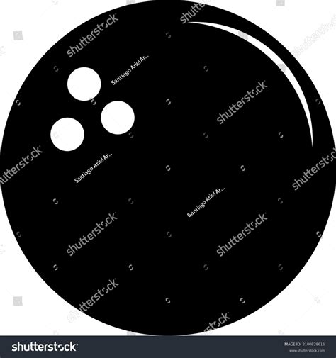 Bowling Ball Vector Icon Transparent Background Stock Vector (Royalty ...