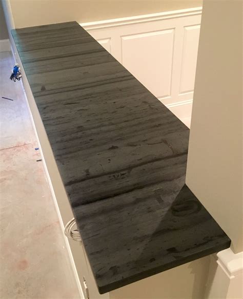 Heathermore Slate countertop by Garden State Soapstone - www.gardenstatesoapstone.com | Slate ...