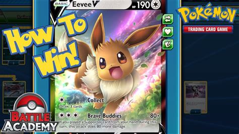 Break The Deck Episode 4 - Battle Academy Eevee V Deck #pokemon - YouTube