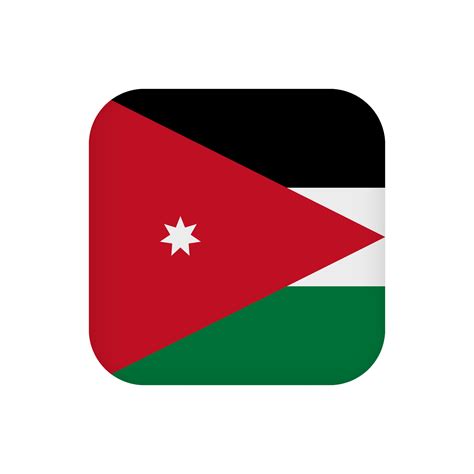 Jordan flag, official colors. Vector illustration. 10419842 Vector Art ...