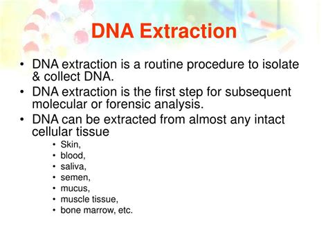 PPT - Extraction of Human DNA PowerPoint Presentation, free download - ID:6038426