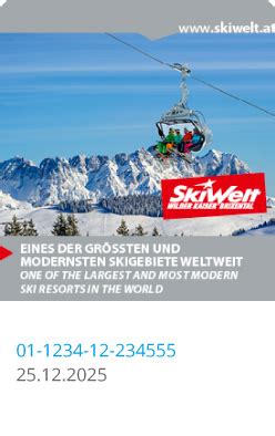 Skiline - enter skipass for SkiWelt Wilder Kaiser Brixental