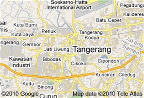 Business Map: Kota Tangerang, Banten Tempat Tinggalku