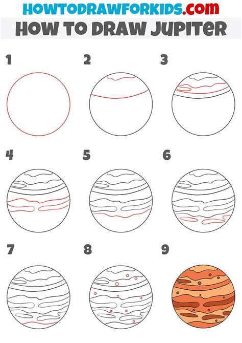 How to Draw Jupiter | Space drawings, Planet drawing, Planet sketch