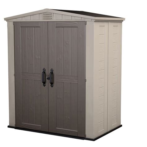 Keter Factor 6 ft. x 3 ft. Outdoor Storage Shed-213040 - The Home Depot