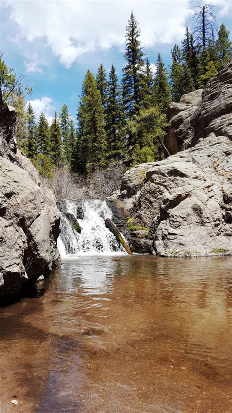 Jemez Falls: A Waterfall in the New Mexico Desert