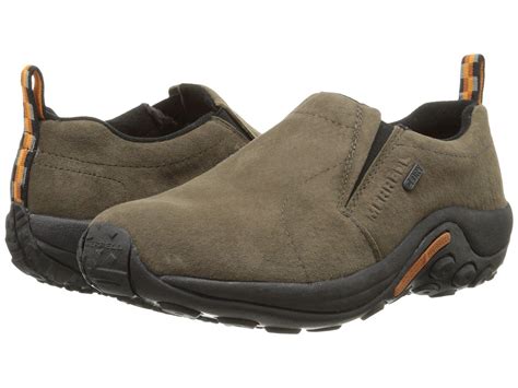 Merrell Jungle Moc Waterproof (gunsmoke) Men's Shoes in Brown for Men ...