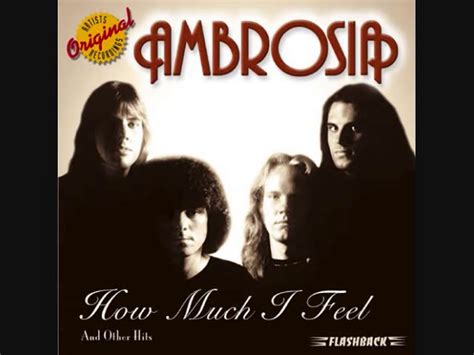 Ambrosia - How Much I Feel (with lyrics) Chords - Chordify