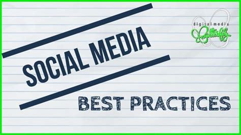 Social Media Best Practices - Digital Media Butterfly