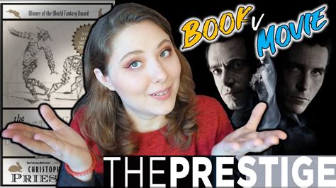 THE PRESTIGE | Book vs Movie - YouTube