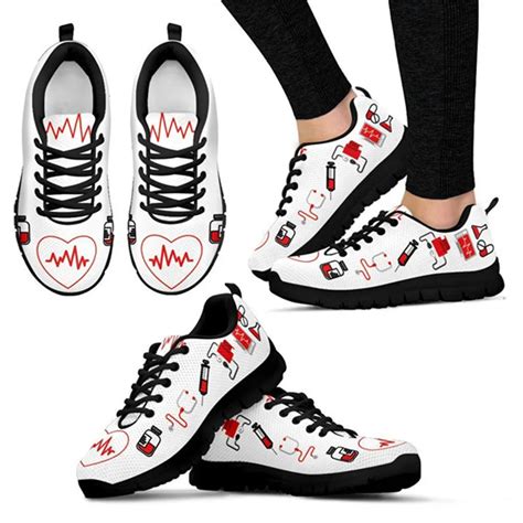 Aliexpress.com : Buy HYCOOL Women Sneakers Nurse Heart Female Sports ...