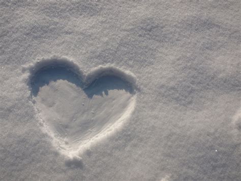 Snow Heart Romantic Winter Love Snow Heart Draw-20 Inch By 30 Inch ...