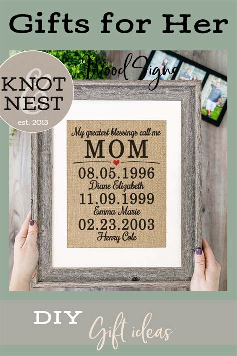 Personalized Mothers Day Gift for Mom From Daughter Framed - Etsy ...