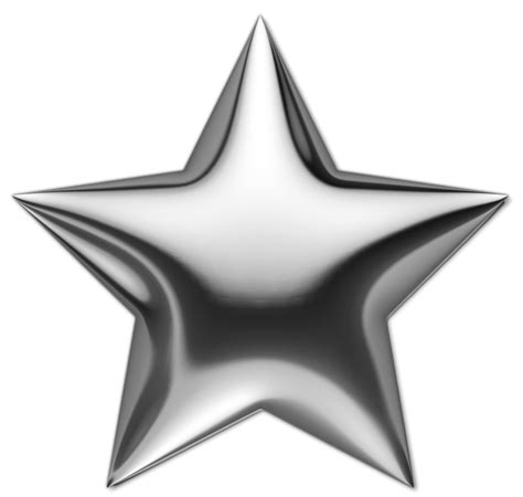 Silver Star PNG Image | Silver stars, Pictures to draw, Stars